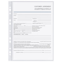 Oxford Prospekthülle mit Verschlusslasche, DIN A4,...