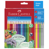 FABER-CASTELL Dreikant-Buntstifte Colour GRIP, Promoetui