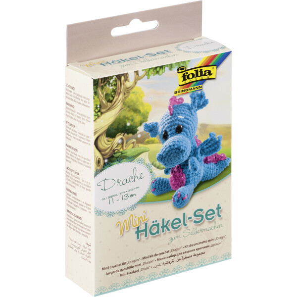 folia Mini-Häkelset "Drache"