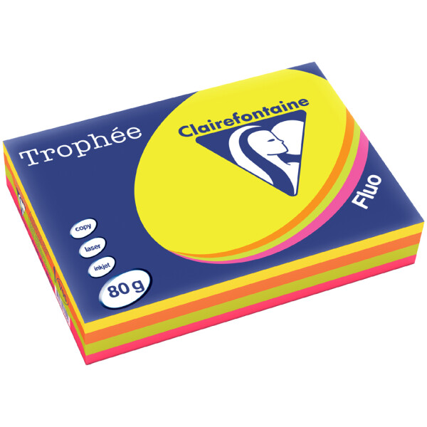 Clairefontaine Multifunktionspapier Trophée, A4, sortiert