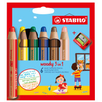 STABILO Multitalentstift woody 3 in 1, 18er Kartonetui