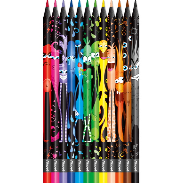 Maped Dreikant-Buntstift COLORPEPS MONSTER, 24er Kartonetui