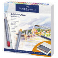 FABER-CASTELL Aquarellstifte GOLDFABER, Atelierbox
