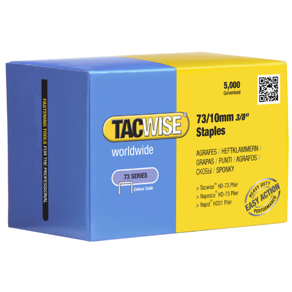 TACWISE Heftklammern 73 8 mm, Edelstahl, 5.000 Stück