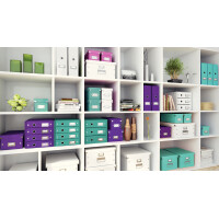LEITZ DVD-Ablagebox Click & Store WOW, violett