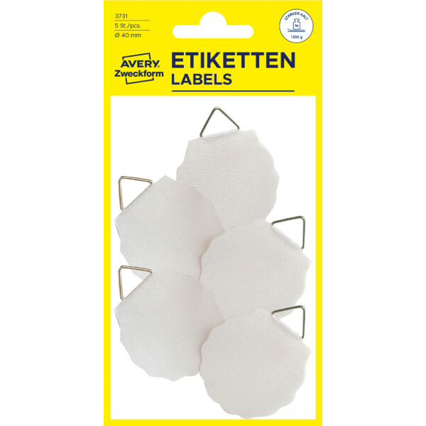 AVERY Zweckform Bildaufh&auml;nger, Durchmesser: 40 mm, wei&szlig;