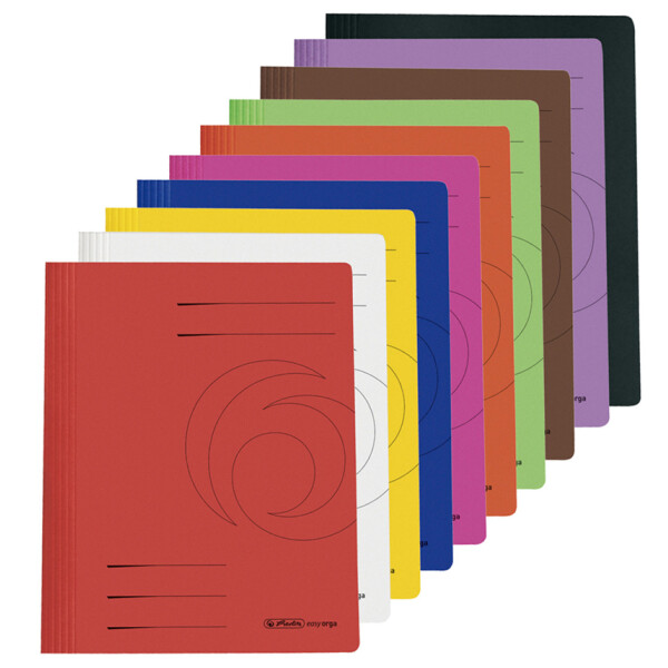 herlitz Schnellhefter easyorga, DIN A4, Manilakarton,schwarz