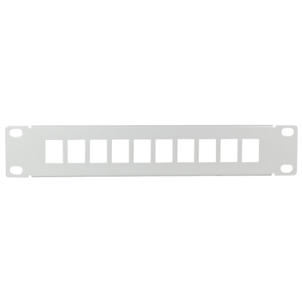 LogiLink 10" Keystone Patch Panel, lichtgrau
