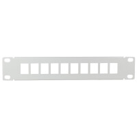 LogiLink 10" Keystone Patch Panel, lichtgrau