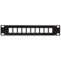 LogiLink 10" Keystone Patch Panel, lichtgrau