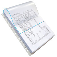 Oxford Prospekthülle mit Dehnfalten, DIN A4, PP, 0,2 mm