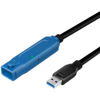 LogiLink USB 3.2 Aktives Verlängerungskabel, 10,0 m