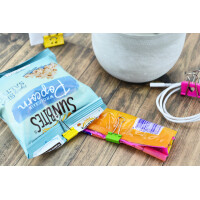 RAPESCO Foldback-Klammern, Breite: 19 mm, schwarz, 10...