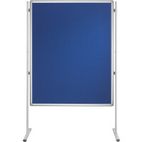 FRANKEN Textiltafel PRO, (B)1.200 x (H)1.800 mm, Filz, grau