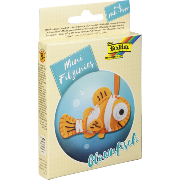 folia Mini Filz-Nähset "Filzinies", 6-teilig, Kaktus