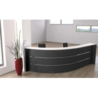 kerkmann Bogentheke BARI, (B)3.320 x (T)1.800 mm