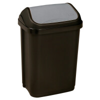 keeeper Abfalleimer "swantje", 25 Liter, silber...