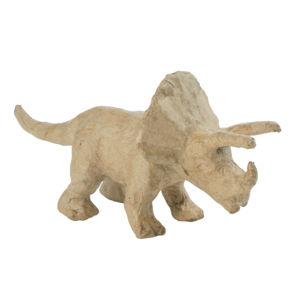 décopatch Pappmaché-Figur "Triceratops", 90 mm