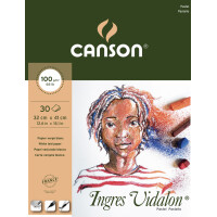 CANSON Zeichenpapierblock "Ingres Vidalon", 240...