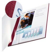 LEITZ Buchbindemappe impressBind, A4, 10,5 mm, weiß, Soft