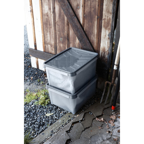 smartstore Aufbewahrungsbox DRY 34 L, 34 Liter, anthrazit