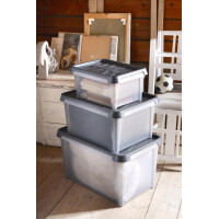 smartstore Aufbewahrungsbox DRY 34 L, 34 Liter, anthrazit