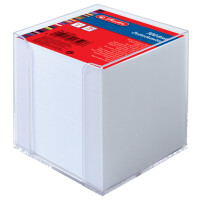 herlitz Zettelbox, Kunststoff, 90 x 90 mm, schwarz