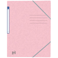 Oxford Eckspannermappe Top File+, DIN A4, pastell rosa