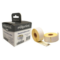 rillprint Rollenetiketten, 101 x 54 mm, weiß