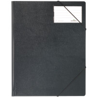 DURABLE Eckspanner Premium, DIN A4, Hartfolie, schwarz