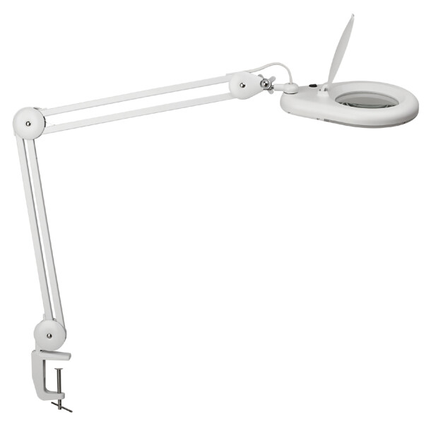 MAUL LED-Lupenleuchte MAULviso, Klemmfuß, schwarz