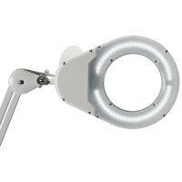 MAUL LED-Lupenleuchte MAULviso, Klemmfuß, schwarz