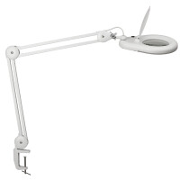 MAUL LED-Lupenleuchte MAULviso, Klemmfuß, schwarz