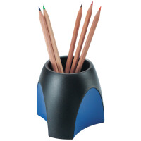 HAN Stifteköcher DELTA, Polystyrol, schwarz blau