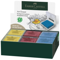 FABER-CASTELL Knetgummi-Radierer ART ERASER, sortiert