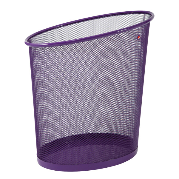 ALBA Papierkorb "MESHCORB", aus Drahtmetall, 18L, pflaume