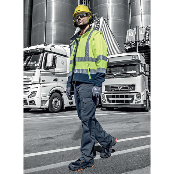 uvex 2 Schnürstiefel S3 SRC, Gr. 42, schwarz orange