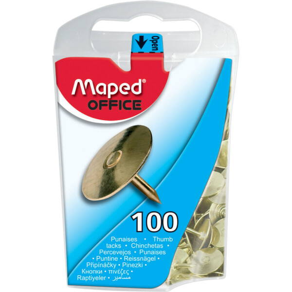Maped Reißnägel, kunststoffüberzogen, Durchmesser: 10 mm