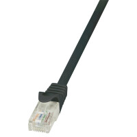 LogiLink Patchkabel EconLine, Kat. 6, U UTP, 1,0 m, grau