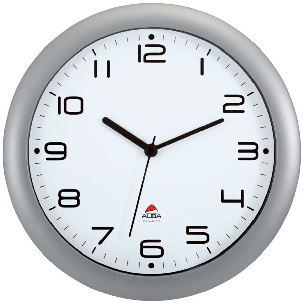 ALBA Wanduhr "HORNEW", Quarzwerk, schwarz