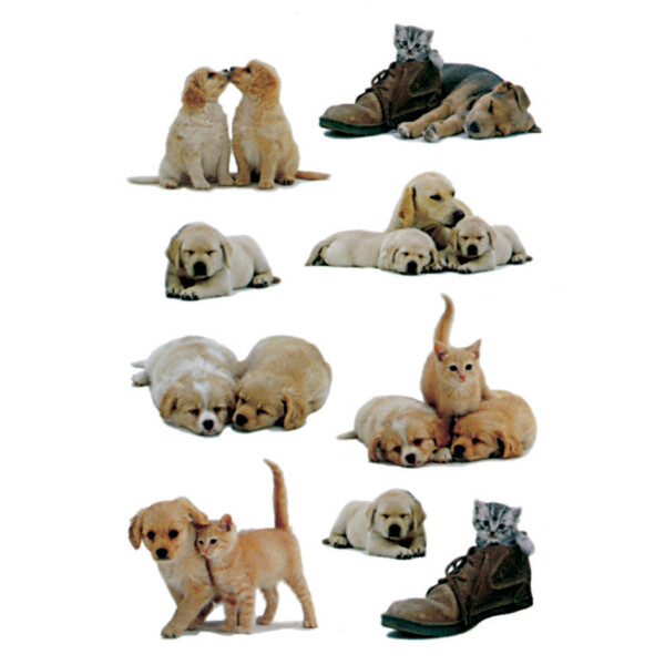 HERMA Sticker DECOR "Hundewelpen"