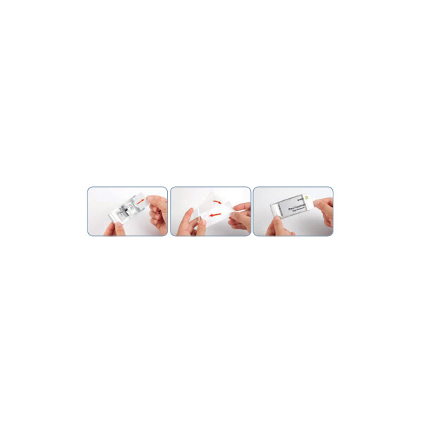 DURABLE Namensschild CLASSIC, mit Magnet, 65 x 30 mm, silber