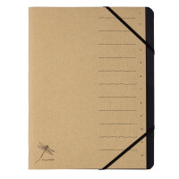 PAGNA Ordnungsmappe "Pur", 7 Fächer, natur