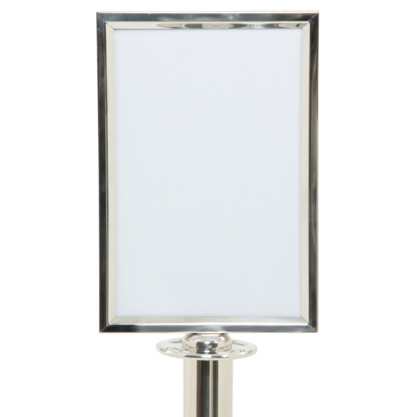 Securit Absperrsystem CLASSIC - Seil, weiß chrom