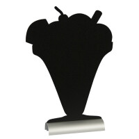 Securit Tischaufsteller SILHOUETTE "Eis"