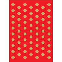 HERMA Weihnachts-Sticker DECOR "Sterne", 8 mm,...