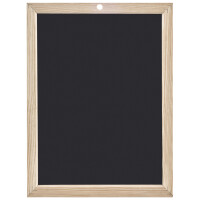 Wonday Schreibtafel, blanko, (B)400 x (H)600 mm, schwarz
