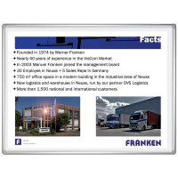 FRANKEN Projektions- Schreibtafel PRO PLUS, 2.000 x 1.200 mm