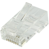 LogiLink Modularer RJ45-Steckverbinder Kat.6A, ungeschirmt