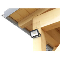 ANSMANN LED-Wandstrahler LUMINARY WFL800, IP54, schwarz